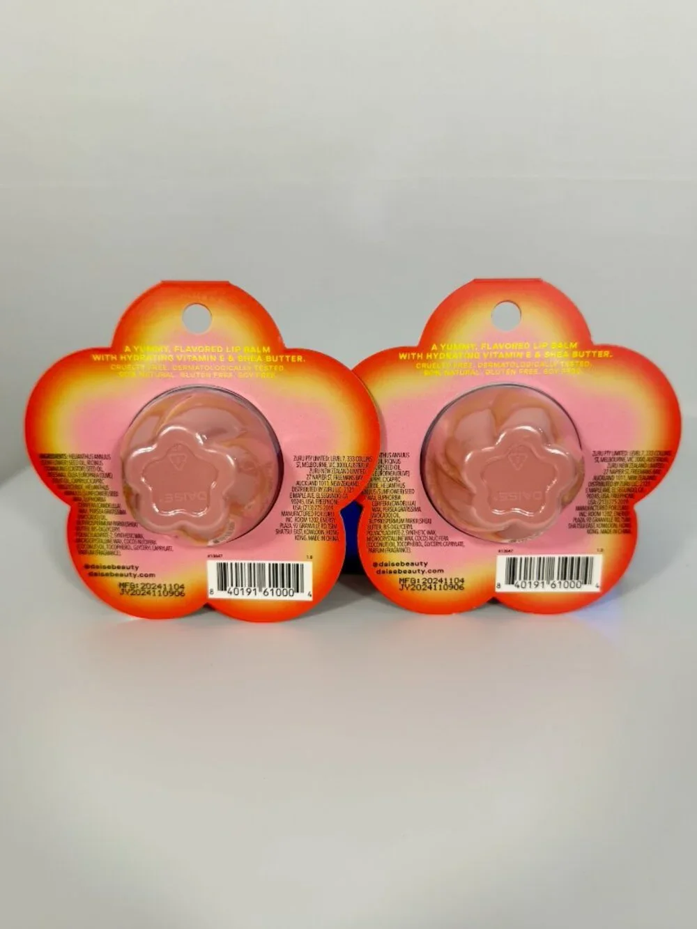 TWO Daise Juicy Pomegranate Hydrating Lip Balm 2 Pack 0.25 oz Each NWT